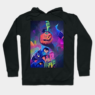 ABSTRACT HALLOWEEN Hoodie